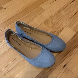 Light Blue Ballet Flats size 7 1/2